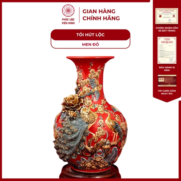 Tỏi Phú Quý Trường Xuân 60cm Gốm Sứ Bát Tràng Cao Cấp Phong Thuỷ 