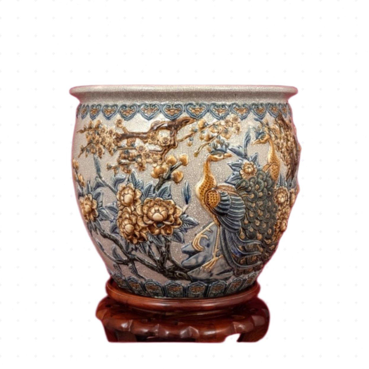Thống Công Danh Phú Quý Gốm Sứ Bát Tràng Cao Cấp Sang Trọng 