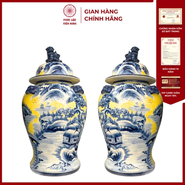 Chóe Gốm Sứ Bát Tràng Men Màu Cao Cấp Quà Tặng Sang Trọng 