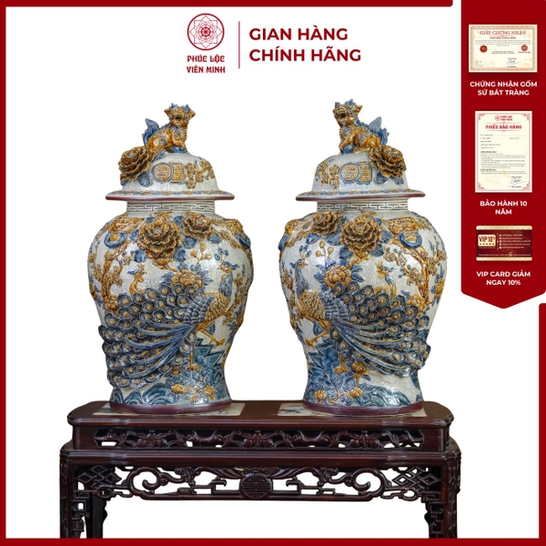 Chóe Phú Quý Đắp Nổi Bát Tràng Sang Trọng Tài Lộc Đầy Nhà 