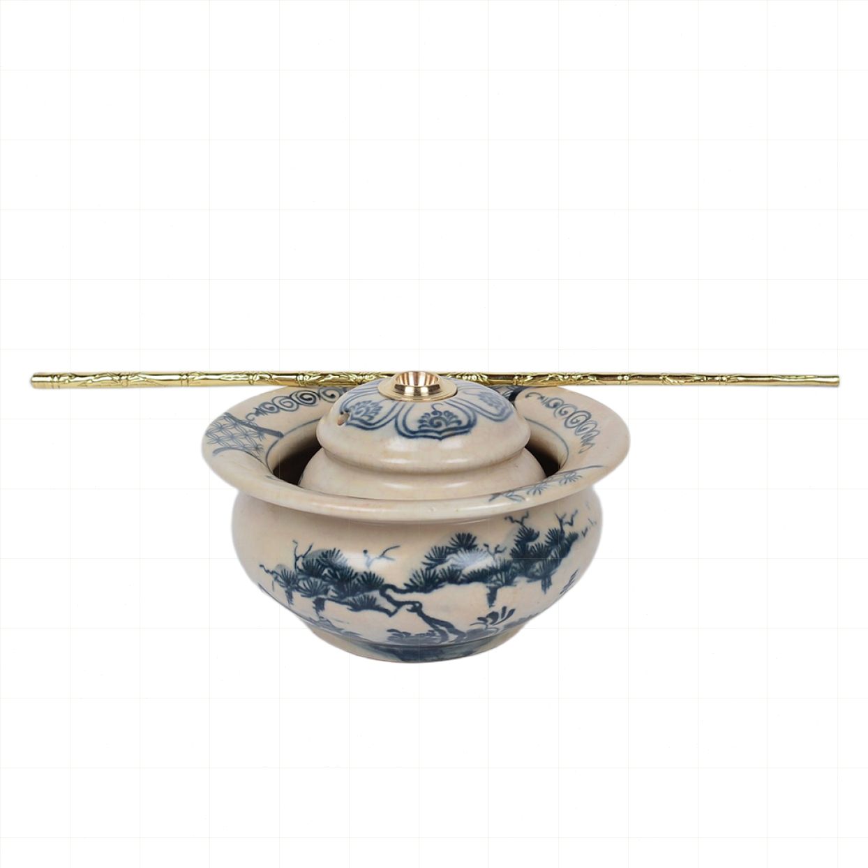 Điếu bát men rạn Lã Vọng chuẩn cá câu ngon Chất lượng cao 