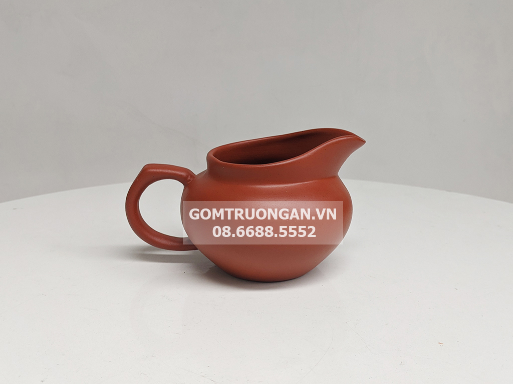 Chén tống tử sa đỏ Bát Tràng Pha trà sang trọng 350ml 