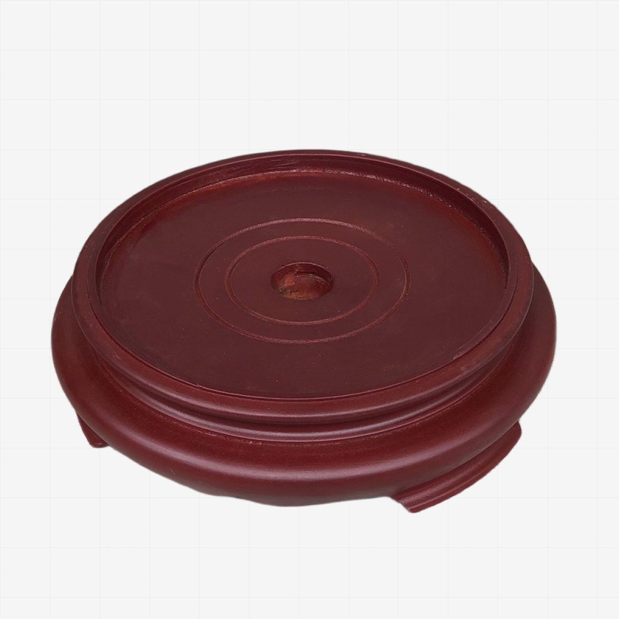 Chân đế gỗ hương 1 mặt 14cm bền đẹp phù hợp ban thờ 