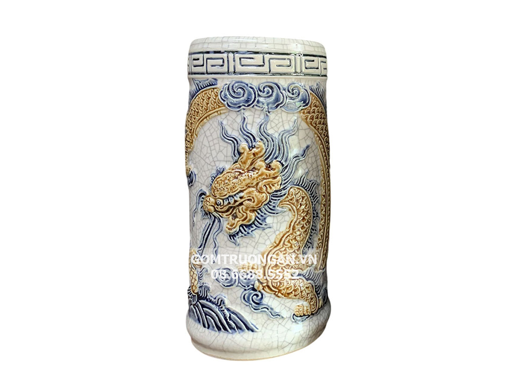 Ống hương men rạn rồng Trường Xuân S1 cao cấp bán chạy 