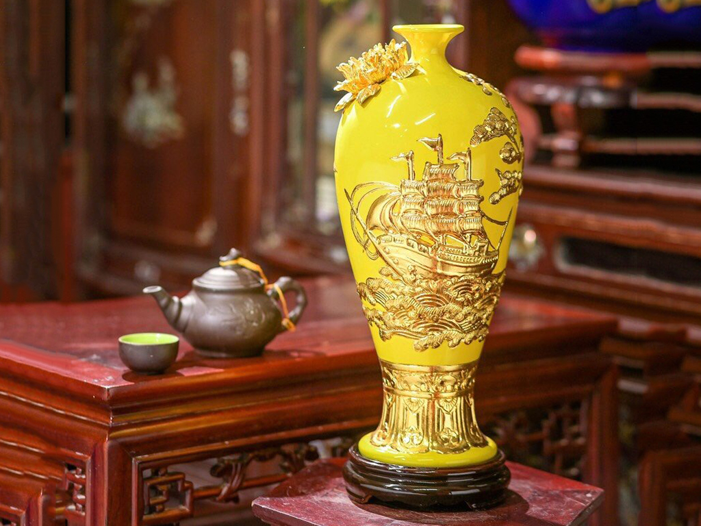 Mai Bình Dát Vàng Thuận Buồm Xuôi Gió Mệnh Kim - Tích Lộc Phong Thủy 