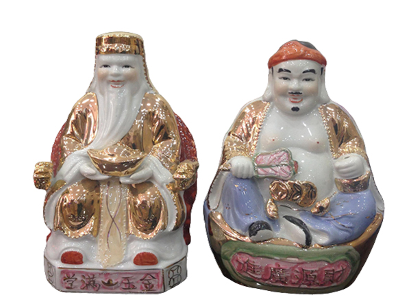 Tượng Thần Tài Thổ Địa sang trọng 18cm - May mắn tài lộc 