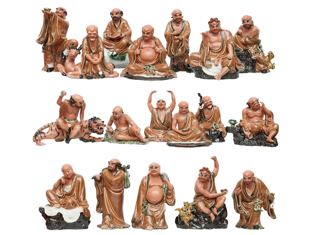 Tượng 18 Vị La Hán Bát Tràng 30x30cm Trang Trí Tâm Linh Sang Trọng 