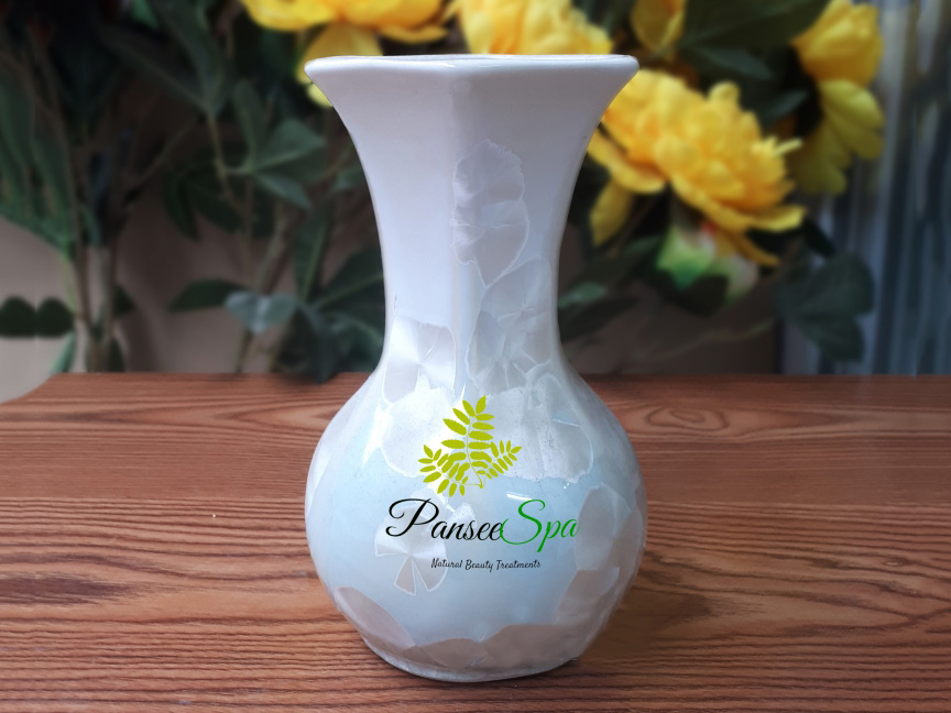 Lọ hoa men kết tinh Bát Tràng dáng tỏi lục lăng cao cấp quà tặng Lọ hoa men kết tinh Bát Tràng dáng tỏi lục lăng cao cấp quà tặng