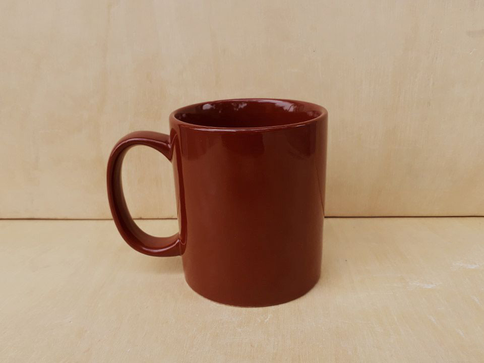 Ly sứ men màu dáng trụ bền đẹp quà tặng in logo giá rẻ