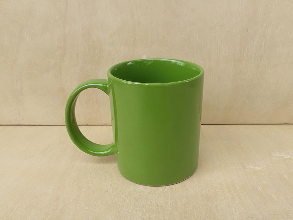 Ly sứ men màu dáng trụ bền đẹp quà tặng in logo giá rẻ