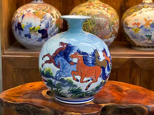 Bình hút lộc mã đáo thành công 35cm độc đáo sang trọng 