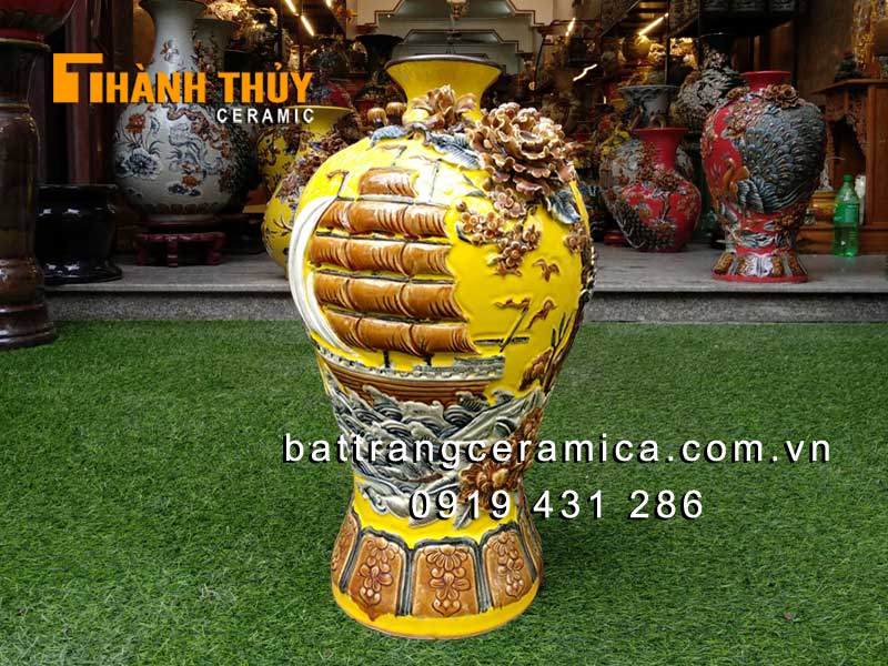 Mai bình tích lộc 52 cm Thuận buồm xuôi gió, tài lộc may mắn