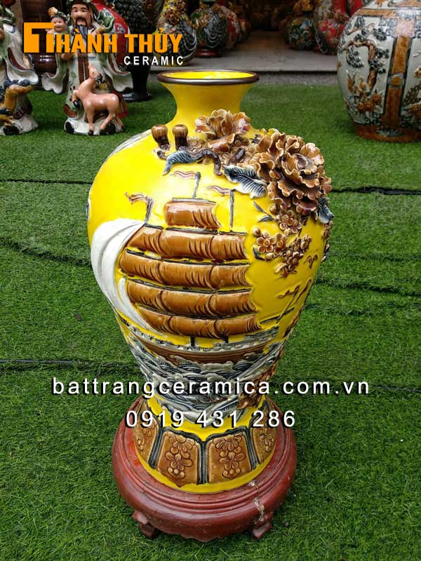 Mai bình tích lộc 52 cm Thuận buồm xuôi gió, tài lộc may mắn