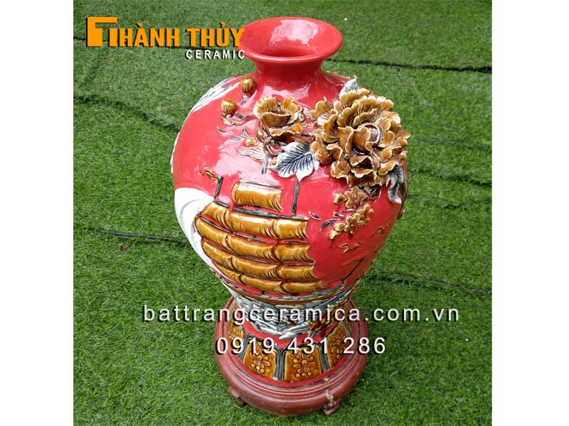 Mai bình tích lộc đỏ thuận buồm xuôi gió tặng tài lộc may mắn Mai bình tích lộc đỏ thuận buồm xuôi gió tặng tài lộc may mắn