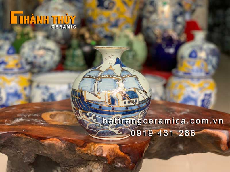 Bình Hút Lộc Mini Thuận Buồm Xuôi Gió H20 Quà Tặng May Mắn 