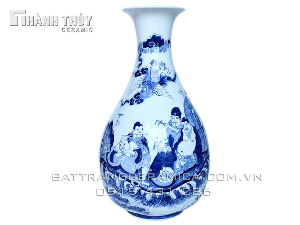 Tỳ bà bát tiên quá hải 70 cm phong thuỷ sang trọng đẳng cấp 