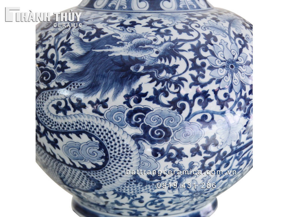 Tỏi vẽ Long Phụng sum vầy 50cm sang trọng, phong thủy đỉnh cao Tỏi vẽ Long Phụng sum vầy 50cm sang trọng, phong thủy đỉnh cao