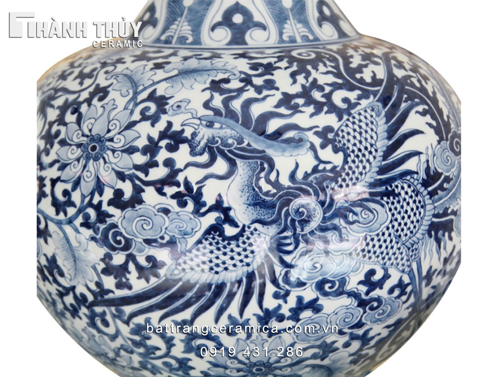 Tỏi vẽ Long Phụng sum vầy 50cm sang trọng, phong thủy đỉnh cao Tỏi vẽ Long Phụng sum vầy 50cm sang trọng, phong thủy đỉnh cao