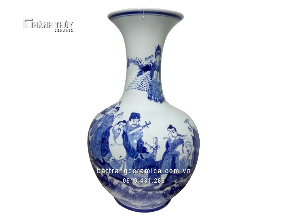 Tỏi sứ Bát Tiên trường thọ cao 60 cm quà tặng phong thủy Tỏi sứ Bát Tiên trường thọ cao 60 cm quà tặng phong thủy