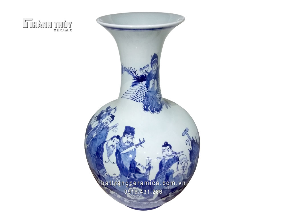 Tỏi sứ Bát Tiên trường thọ cao 60 cm quà tặng phong thủy Tỏi sứ Bát Tiên trường thọ cao 60 cm quà tặng phong thủy