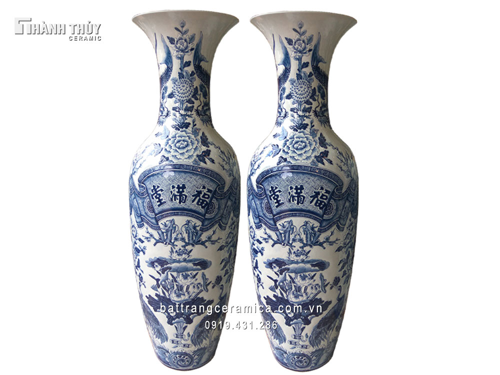 Lục bình Phúc Mãn Đường cao 1,5m sang trọng cầu may hút tài
