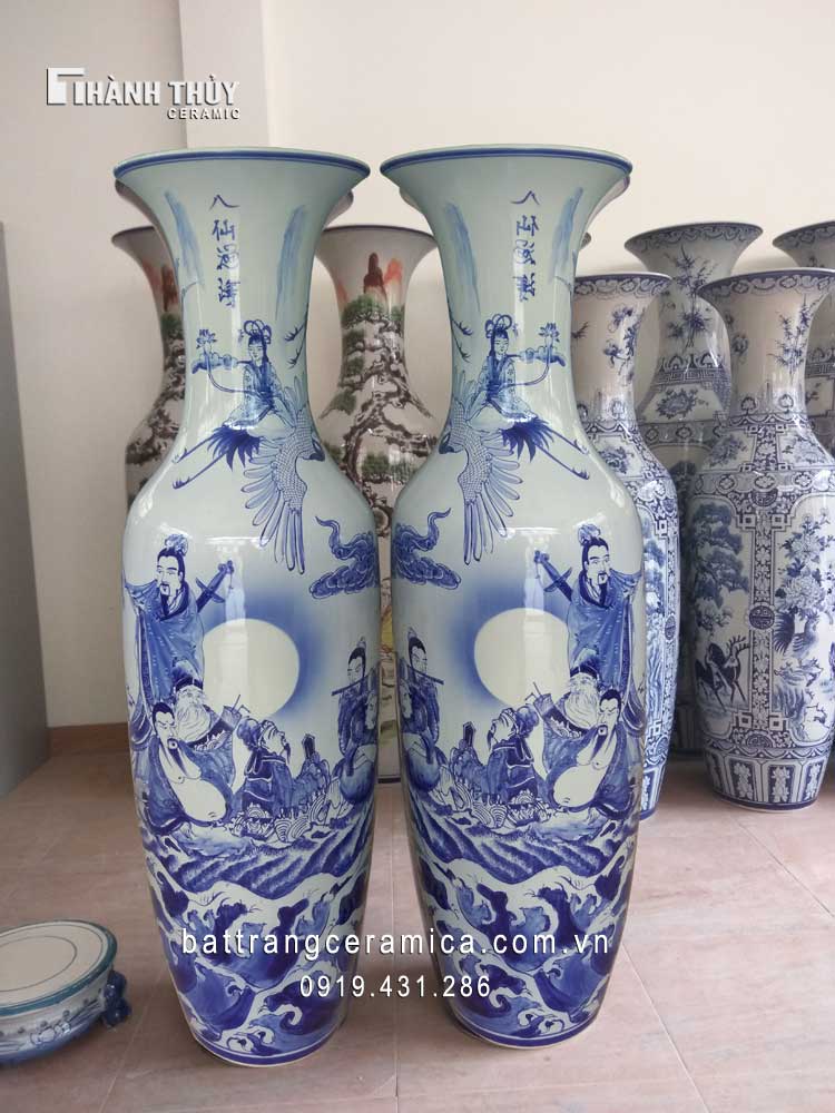 Lộc bình Bát Tiên 1m4 đẹp sang tỷ trọng phong thủy may mắn
