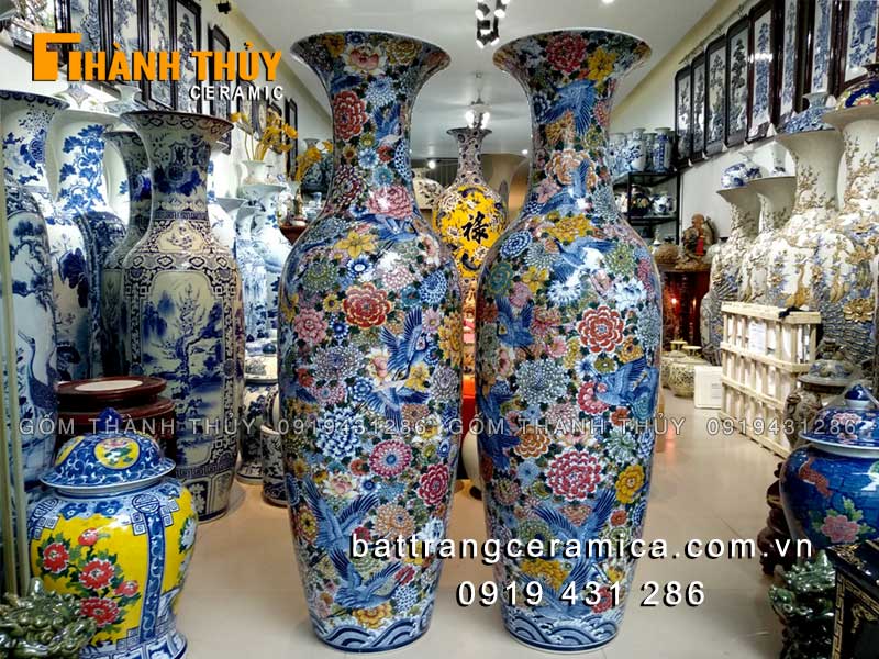 Lộc bình Bách Hoa Phú Quý 1m4 sang trọng, quà tặng ý nghĩa