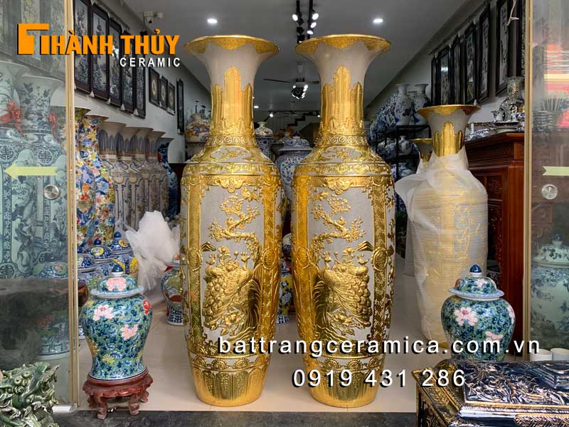 Lục bình dát vàng 1m4 tứ cảnh sang trọng may mắn 