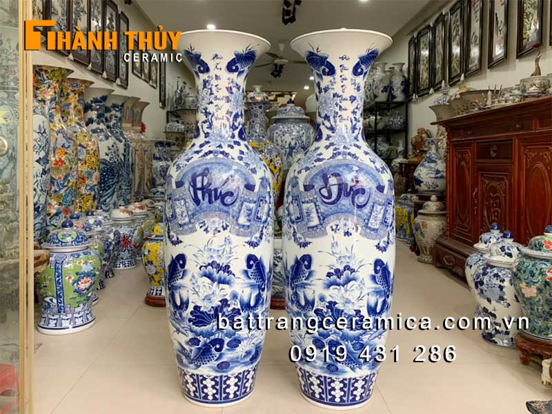 Lộc bình Phúc Đức men khử cao cấp 1m2 sang trọng đẹp giá tốt 