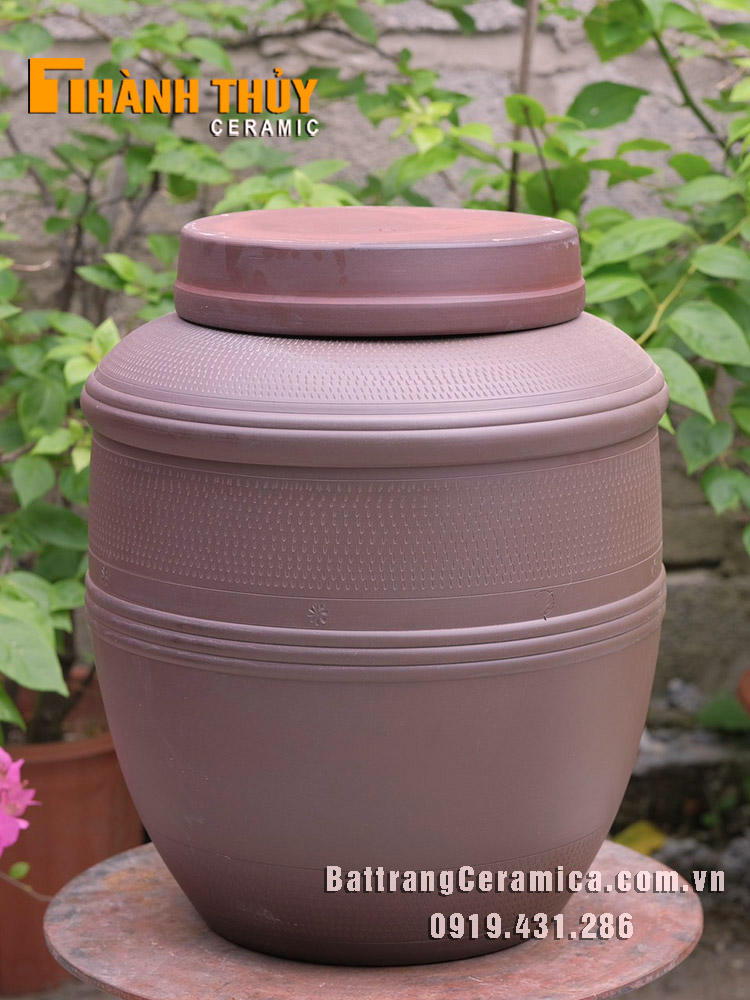 Chum sành Bát Tràng 20L ngâm rượu an toàn chất lượng cao