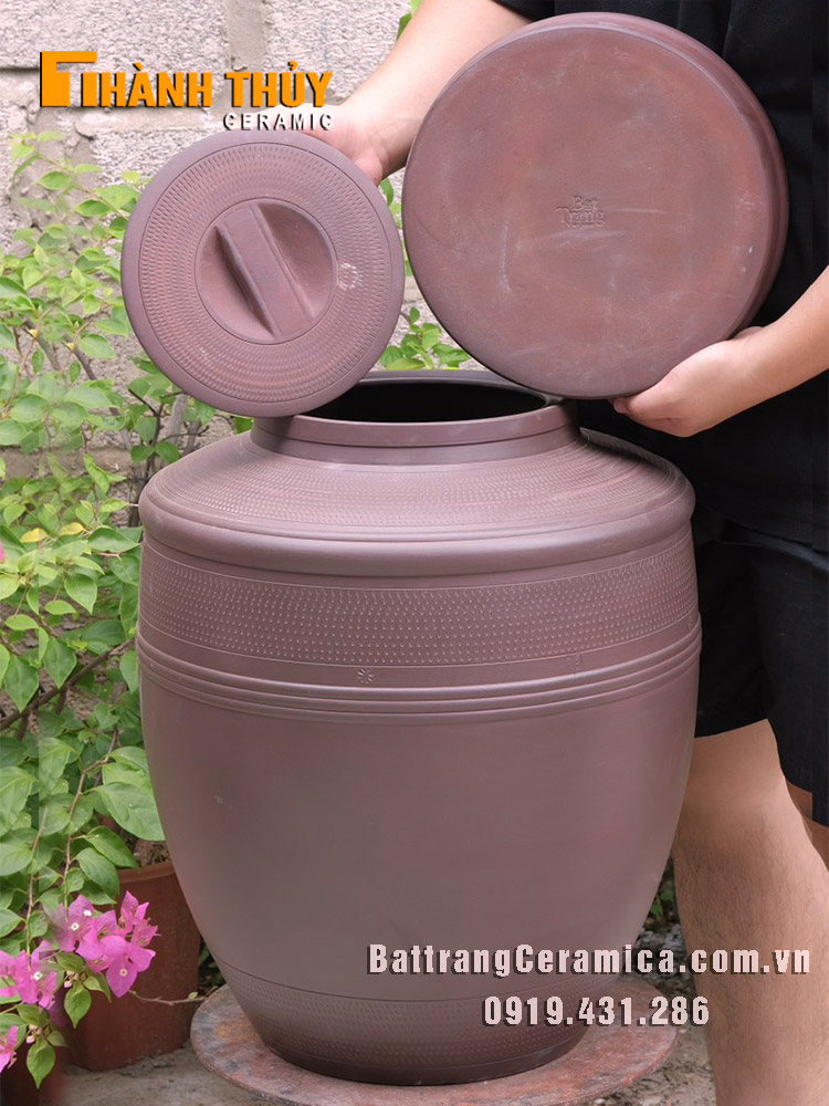 Chum sành Bát Tràng 20L ngâm rượu an toàn chất lượng cao