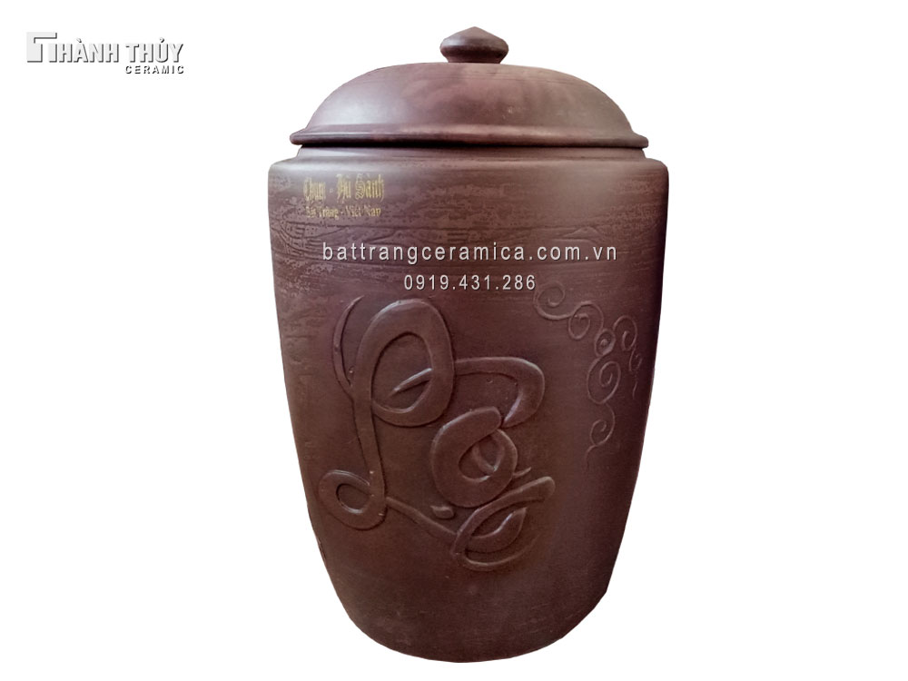 Hũ gạo Bát Tràng 15kg tài lộc, may mắn, đựng bền đẹp Hũ gạo Bát Tràng 15kg tài lộc, may mắn, đựng bền đẹp