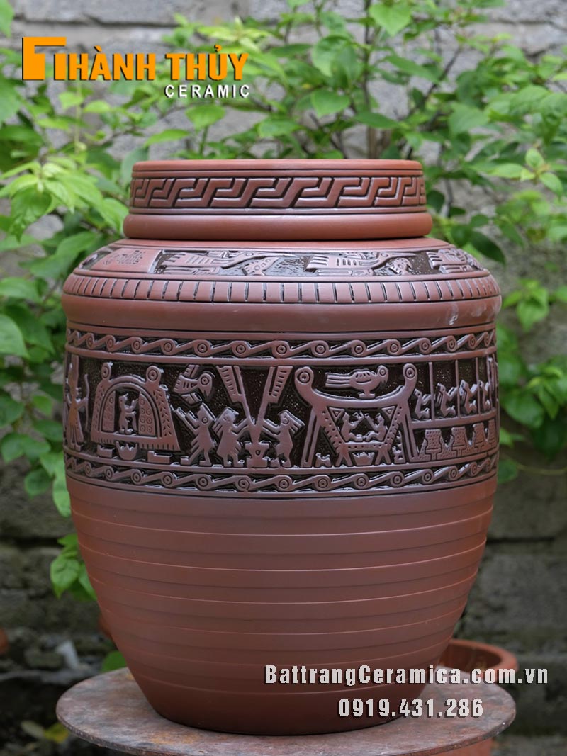 Chum trống đồng Bát Tràng 20L ngâm rượu sạch an toàn