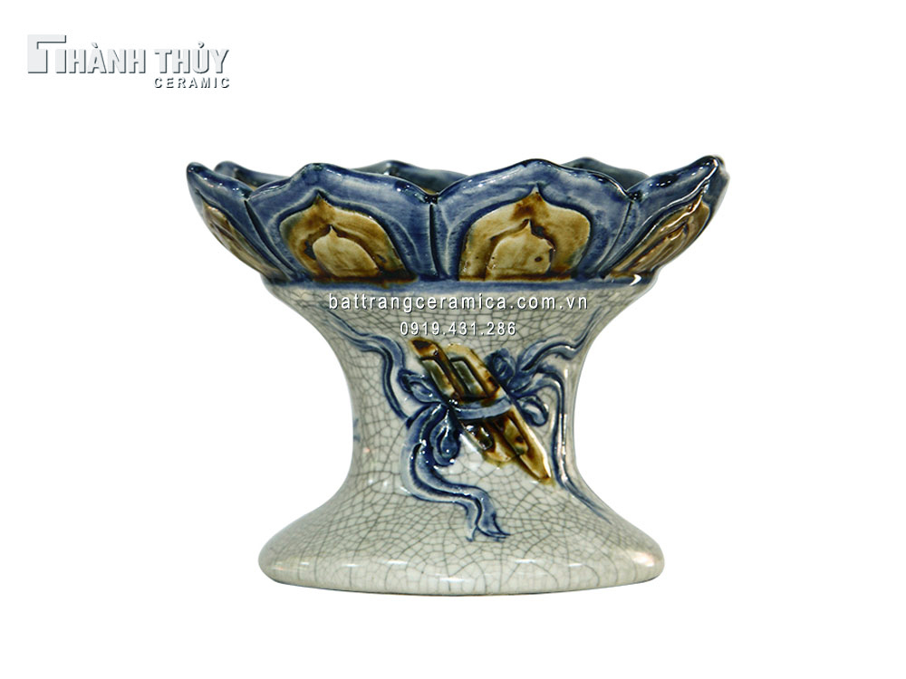 Chân nến cánh sen số 2 Đẹp tinh xảo Quà tặng độc đáo Giá tốt 