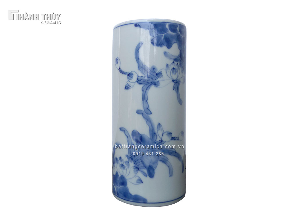 Ống hương men Lam 22cm chuẩn đẹp chất lượng giá tốt Ống hương men Lam 22cm chuẩn đẹp chất lượng giá tốt