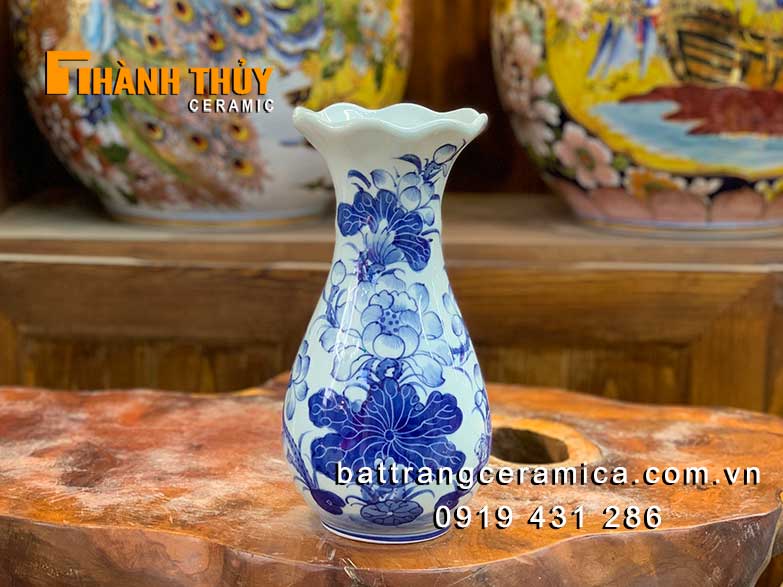 Lọ hoa bàn thờ miệng loe 25cm đẹp sang trọng bền bỉ 