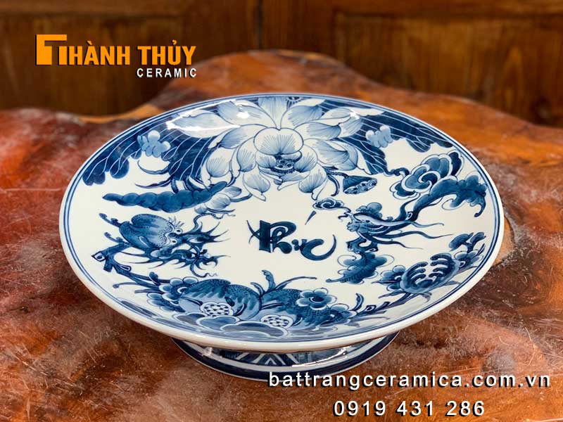 Mâm bồng sen cao cấp 30cm đẹp tinh xảo đặt mua ngay 