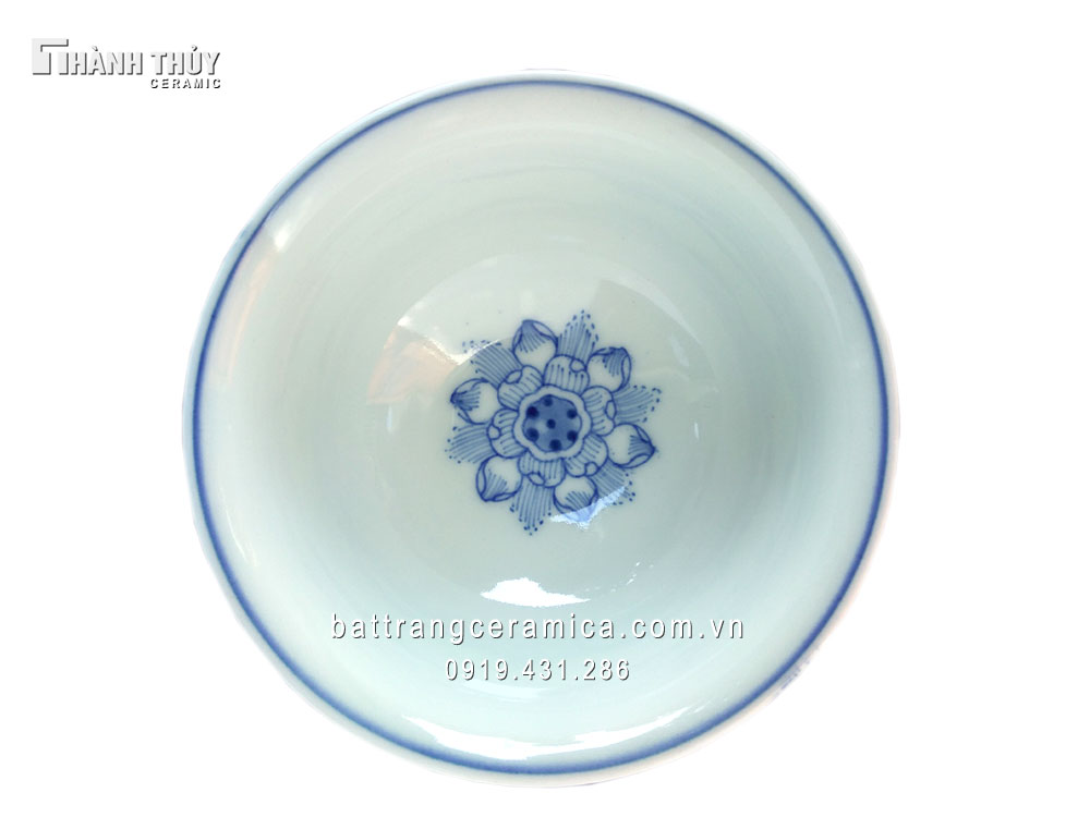 Bát thờ men lam hoa Sen cao cấp quà tặng ý nghĩa giá tốt Bát thờ men lam hoa Sen cao cấp quà tặng ý nghĩa giá tốt