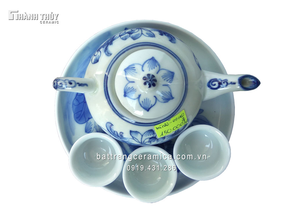 Bộ ấm chén thờ cao cấp quà tặng sứ Bát Tràng uy tín giá tốt