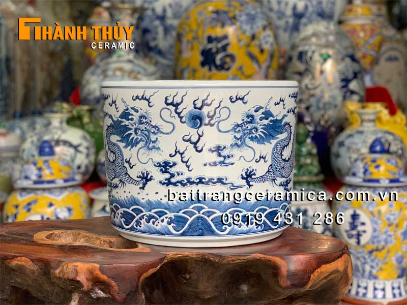 Bát hương vuốt tay 35 cm cao cấp, bền đẹp, ý nghĩa phong thủy