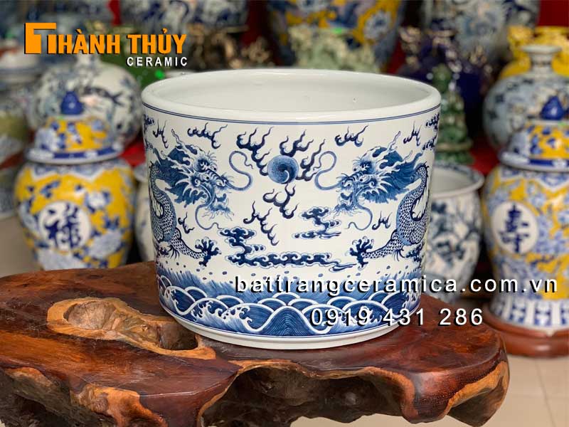 Bát hương vuốt tay 35 cm cao cấp, bền đẹp, ý nghĩa phong thủy