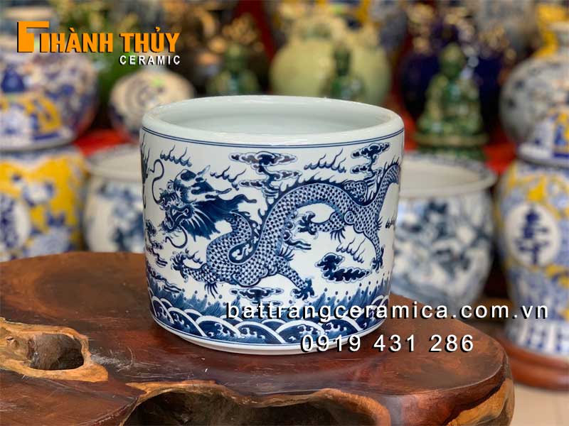 Bát hương rồng Phú Quý 16cm sang trọng quà tặng ý nghĩa