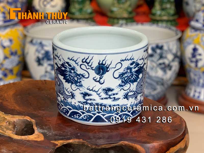 Bát hương rồng Phú Quý 16cm sang trọng quà tặng ý nghĩa