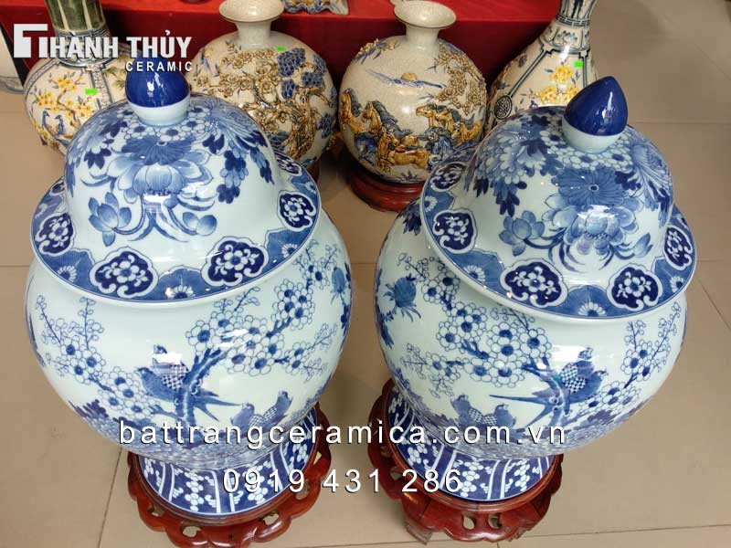 Chóe Bách Hoa Như Ý 20L cao cấp Đựng rượu ngon Sang trọng
