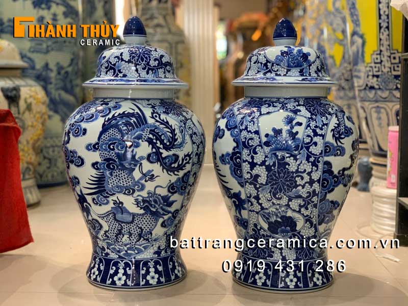 Chóe tứ linh Bát Tràng 55cm sứ cao cấp phong thủy đẹp bán chạy