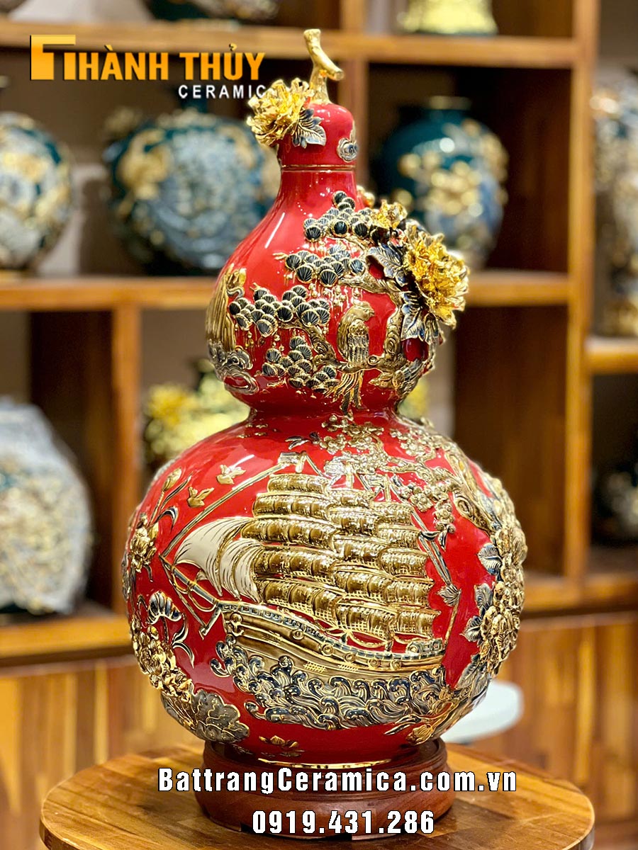 Hồ lô phong thủy Thuận buồm xuôi gió 65cm may mắn tài lộc Hồ lô phong thủy Thuận buồm xuôi gió 65cm may mắn tài lộc