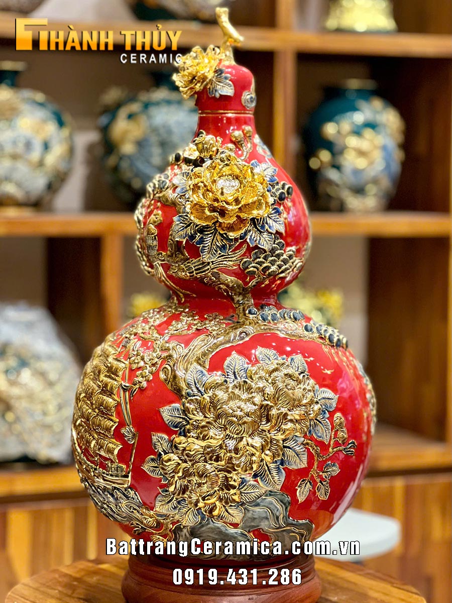 Hồ lô phong thủy Thuận buồm xuôi gió 65cm may mắn tài lộc Hồ lô phong thủy Thuận buồm xuôi gió 65cm may mắn tài lộc