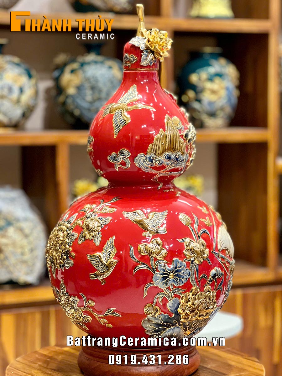 Hồ lô phong thủy Thuận buồm xuôi gió 65cm may mắn tài lộc Hồ lô phong thủy Thuận buồm xuôi gió 65cm may mắn tài lộc