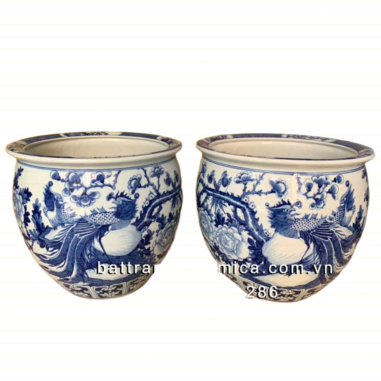 Thống sứ Bát Tràng Trĩ Lam 40cm Phong thủy Thu hút tài lộc 