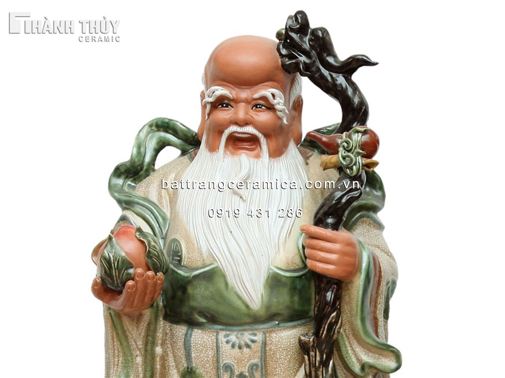 Tượng Tam Đa Tứ Linh Phong Thủy 86cm Phúc Lộc Thọ Cao Cấp